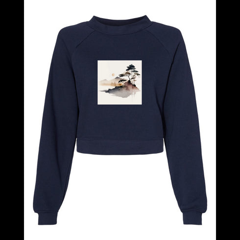 Landscape painting Bella canvas hoodie 7505